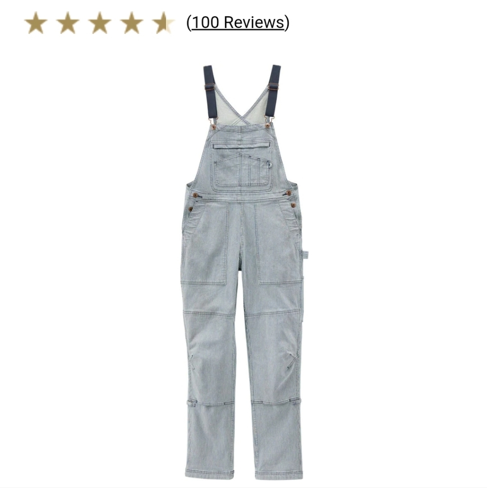 Duluth Rootstock Overalls- Railroad Stripe